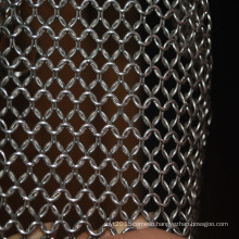 304 Stainless steel metal ring mesh chainmail scrubber